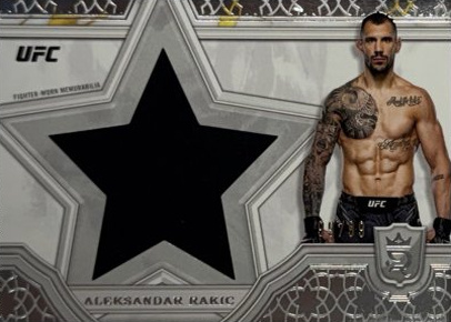 Aleksandar Rakic 2024 Topps Royalty UFC Star Relics #SRR-1 Gold