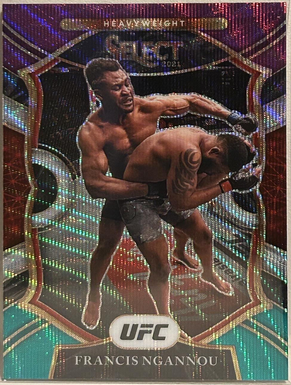 Francis Ngannou 2021 Panini Select UFC Concourse #92 Tri Color