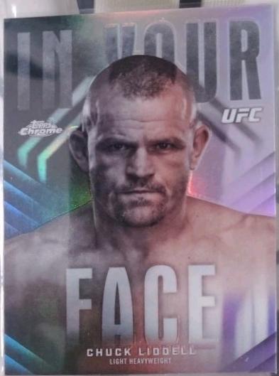 Chuck Liddell 2026 Topps Chrome UFC In Your Face #IYF-10 Superfractor