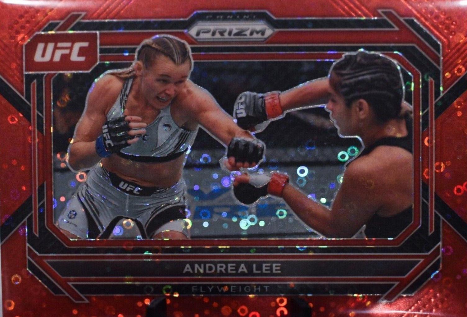 Andrea Lee 2023 Panini Prizm Under Card UFC Base #86 Red