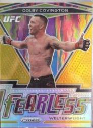 Colby Covington 2021 Panini Prizm UFC Fearless #23 Gold