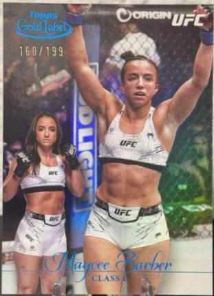 Maycee Barber 2024 Topps Gold Label UFC Base Class I #76 Blue