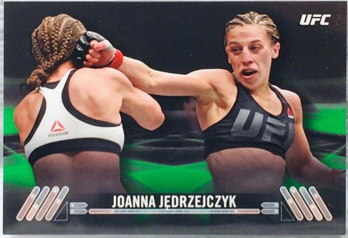 Joanna Jędrzejczyk 2017 Topps UFC Knockout Base #24 Green