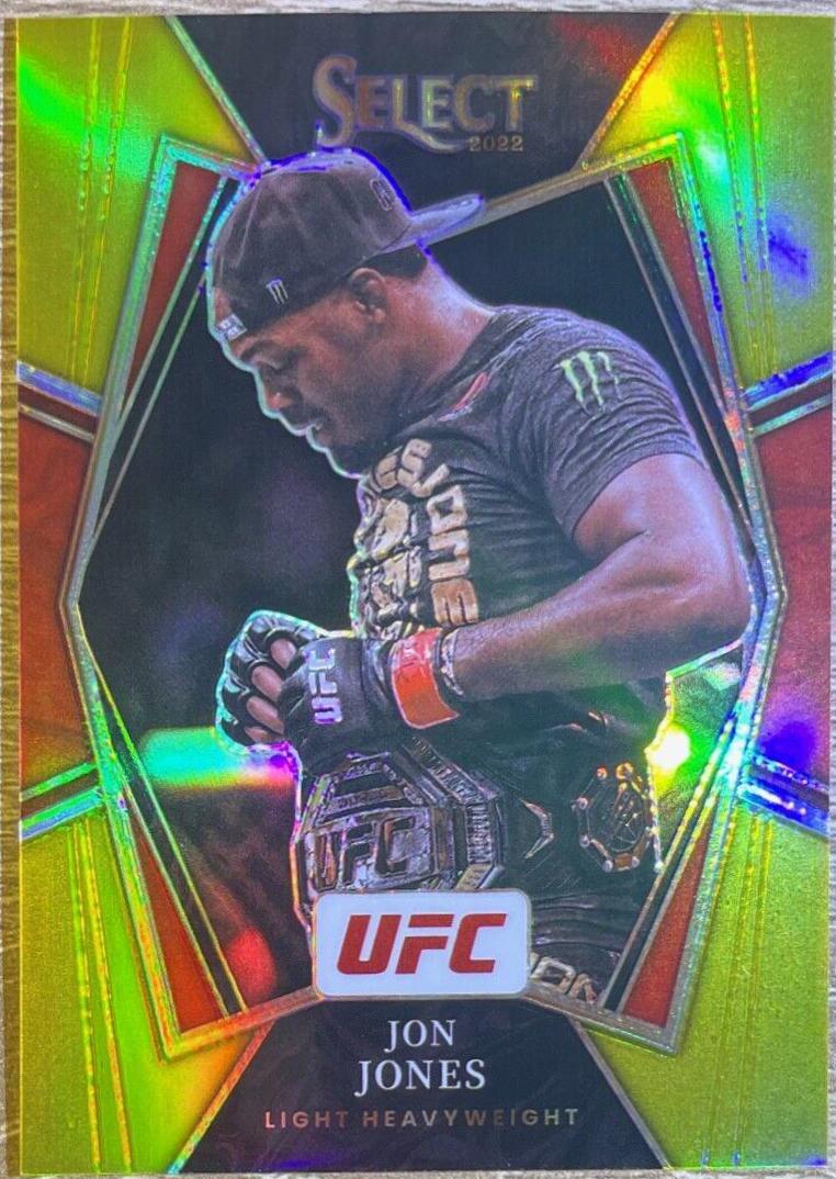 Jon Jones 2022 Panini Select UFC Premier Level #151 Gold