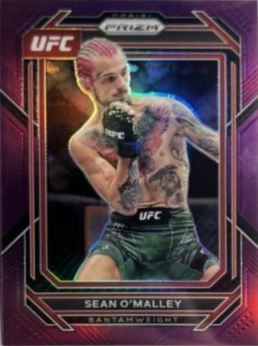 Sean O'Malley 2023 Panini Prizm UFC Base #156 Purple