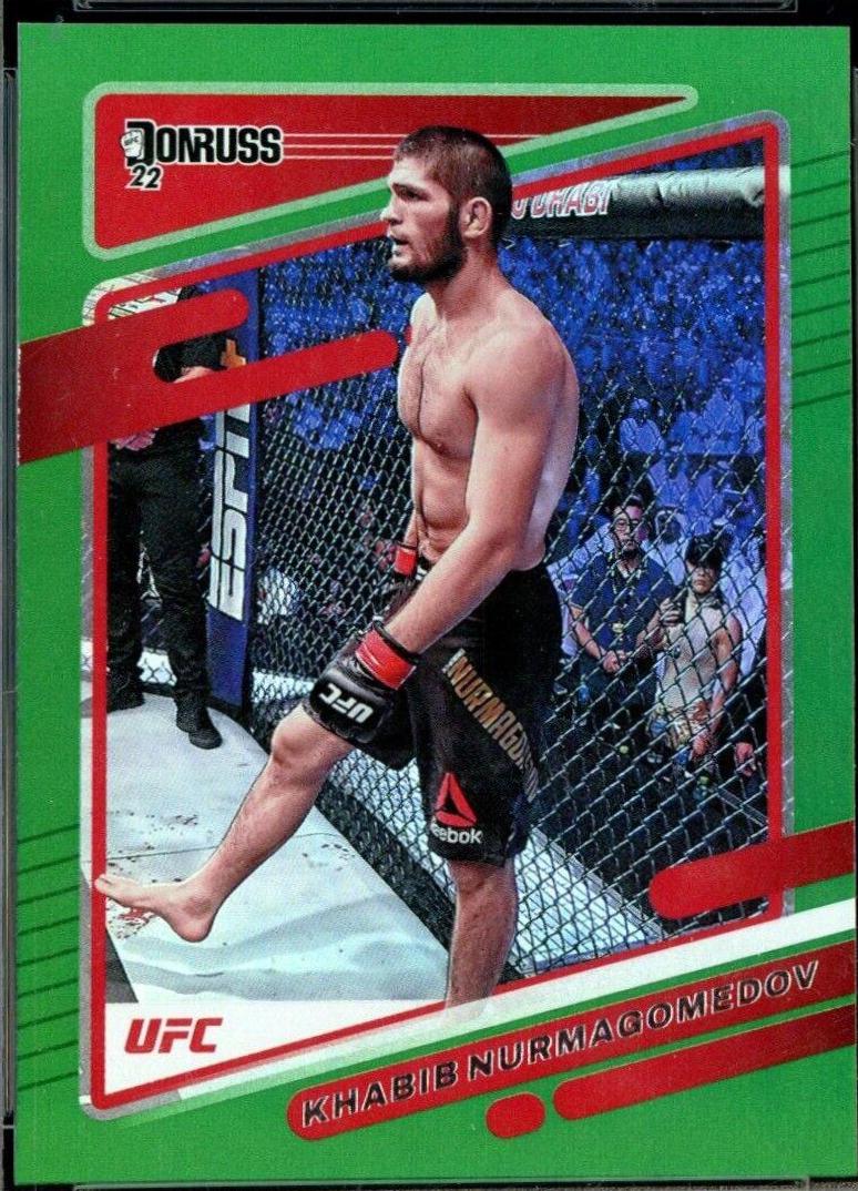 Khabib Nurmagomedov 2022 Panini Donruss UFC Base #4 Green