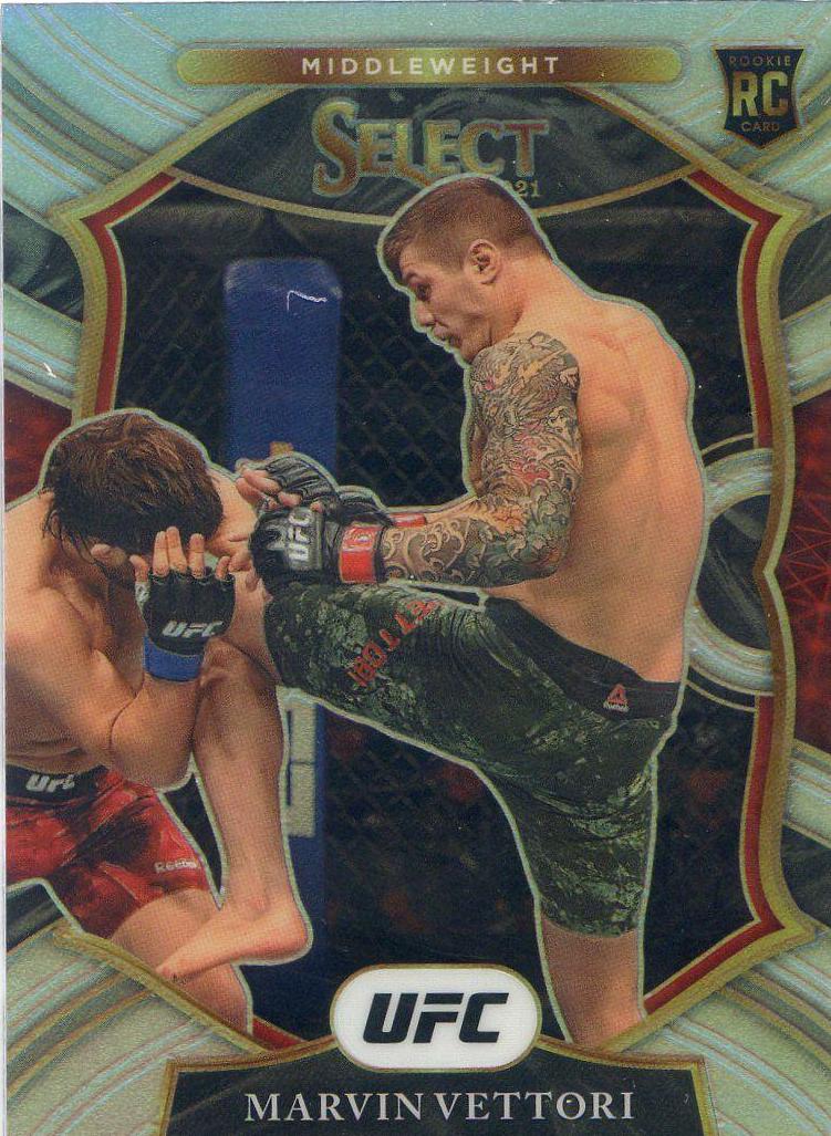 Marvin Vettori 2021 Panini Select UFC Concourse #87 Silver