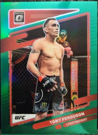 Tony Ferguson 2022 Panini Donruss Optic UFC Base #49 Green