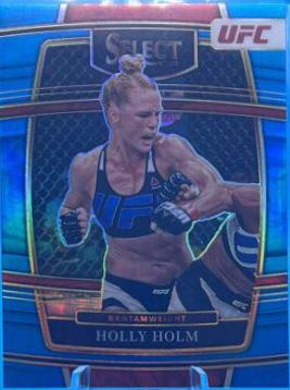Holly Holm 2022 Panini Select UFC Concourse #19 Light Blue