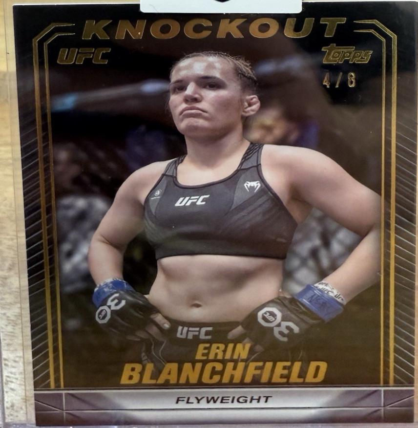 Erin Blanchfield 2024 Topps Knockout UFC Base #85 Gold