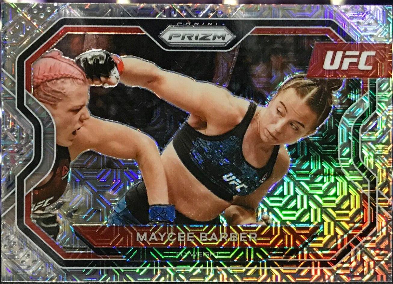 Maycee Barber 2021 Panini Prizm UFC Base #163 Mojo