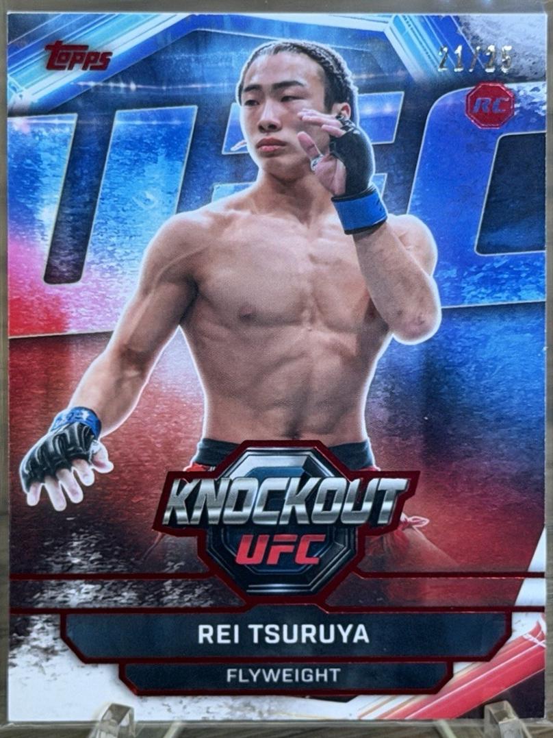 Rei Tsuruya 2026 Topps Knockout UFC Base #59 Red
