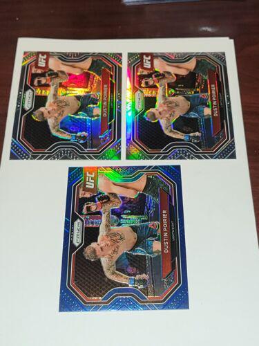 Dustin Poirier 2021 Panini Prizm UFC Base #128 Blue