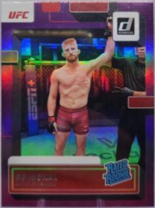 Bo Nickal 2023 Panini Donruss UFC Base #203 Purple Laser