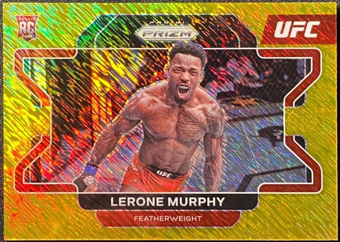 Lerone Murphy 2022 Panini Prizm UFC Base #6 Gold Shimmer