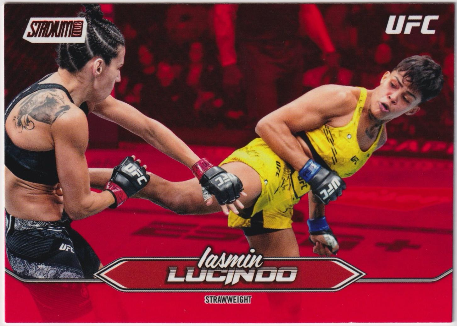 Iasmin Lucindo 2025 Topps Stadium Club UFC Base #101 Red