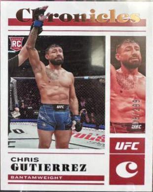 Chris Gutierrez 2023 Panini Chronicles UFC Base Chronicles #96 Bronze