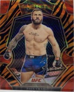Paul Craig 2023 Panini Select UFC Premier Level #139 Orange Flash