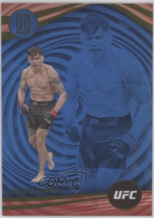 Ricky Simon 2023 Panini Chronicles UFC Base Illusions #261 Blue