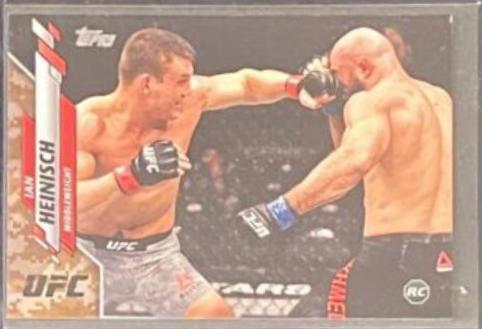 Ian Heinisch 2020 Topps UFC Base #92 Camo