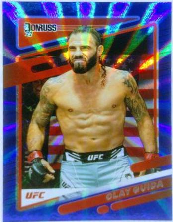 Clay Guida 2022 Panini Donruss UFC Base #111 Blue