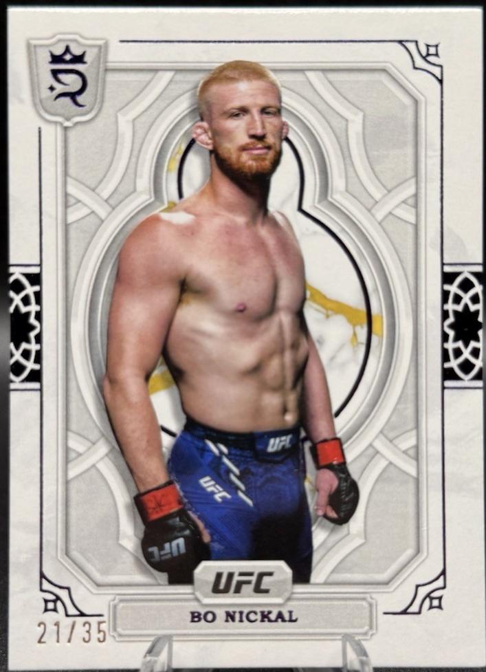Bo Nickal 2024 Topps Royalty UFC Base #85 Purple