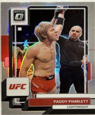 Paddy Pimblett 2023 Panini Donruss Optic UFC Base #96 Holo