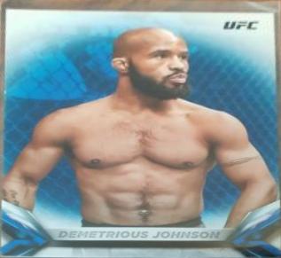 Demetrious Johnson 2018 Topps UFC Knockout Base #21 Blue