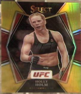 Holly Holm 2022 Panini Select UFC Premier Level #115 Gold