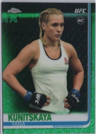 Yana Santos 2019 Topps Chrome UFC Base #39 Green