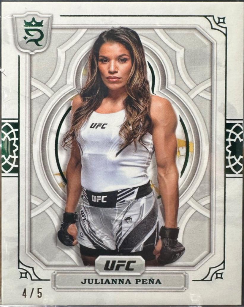 Julianna Peña 2024 Topps Royalty UFC Base #59 Green