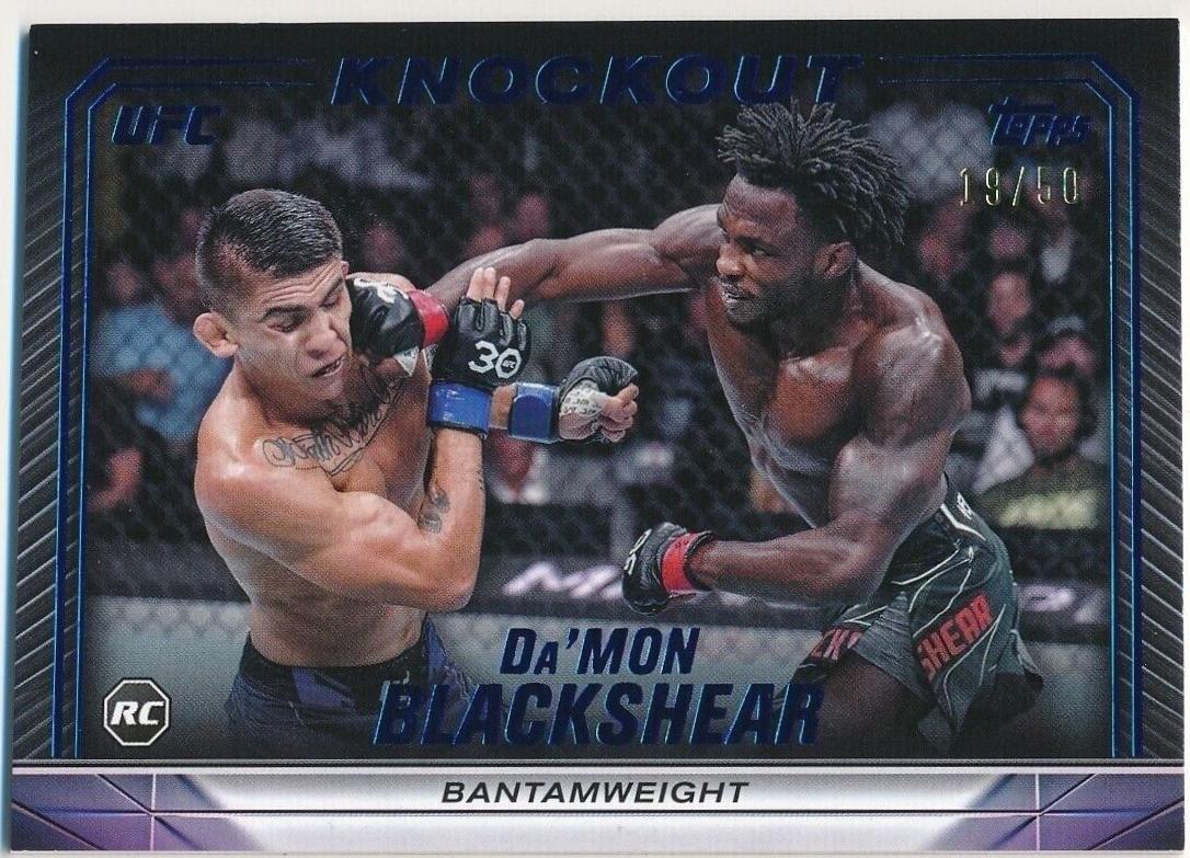 Da'Mon Blackshear 2024 Topps Knockout UFC Base #27 Blue