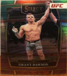 Grant Dawson 2022 Panini Select UFC Concourse #1 Green and Purple