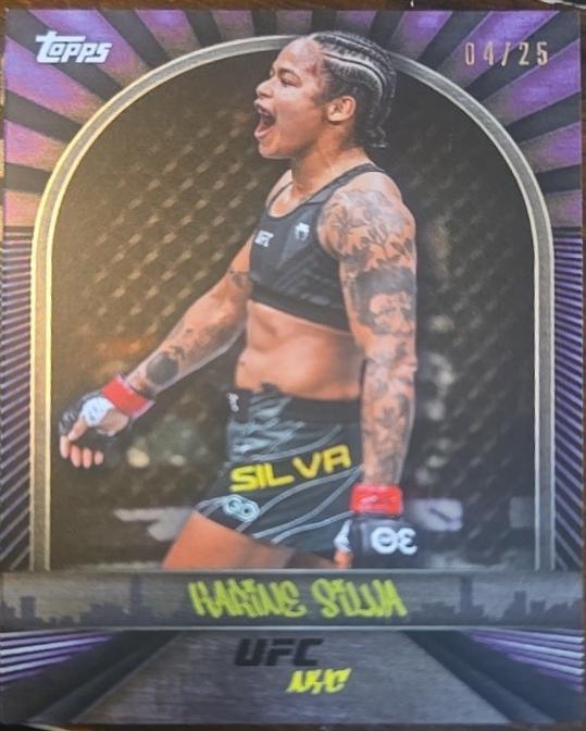 Karine Silva 2024 Topps UFC NYC Base #10 Purple