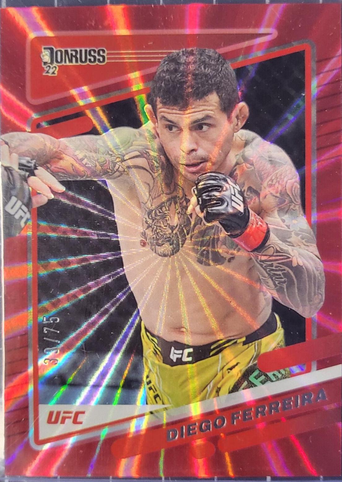 Diego Ferreira 2022 Panini Donruss UFC Base #189 Red