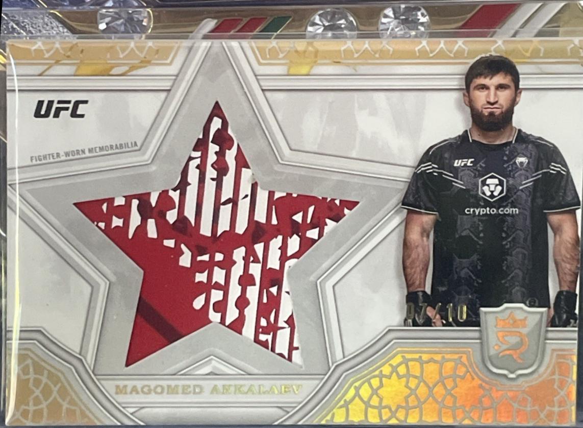 Magomed Ankalaev 2024 Topps Royalty UFC Star Relics #SRR-7 Gold