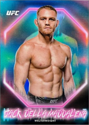 Jack Della Maddalena 2025 Topps Midnight UFC Base #36 Zodiac