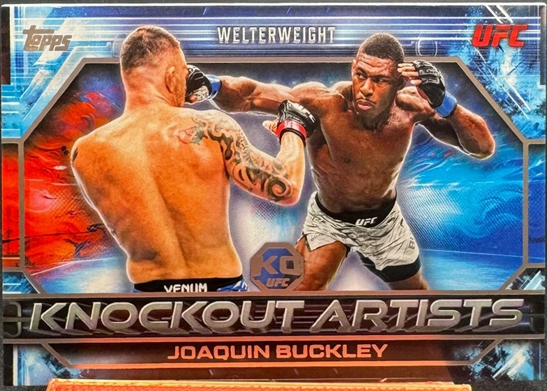 Joaquin Buckley 2026 Topps Knockout UFC Knockout Artists #KA-4 Black