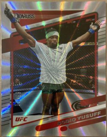 Sodiq Yusuff 2022 Panini Donruss UFC Base #158 Silver