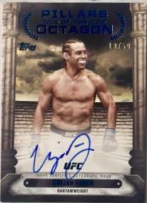 Urijah Faber 2024 Topps Knockout UFC Pillars of the Octagon Autographs #PTG-UFR Blue