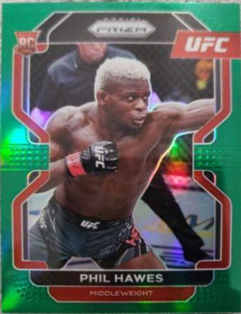 Phil Hawes 2022 Panini Prizm UFC Base #190 Green
