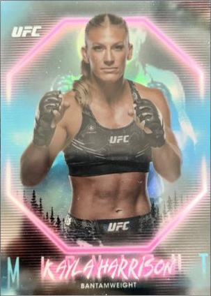 Kayla Harrison 2025 Topps Midnight UFC Base #26 Zodiac