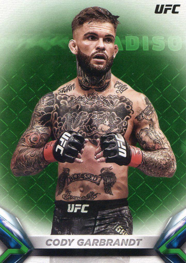Cody Garbrandt 2018 Topps UFC Knockout Base #1 Green