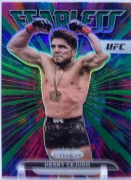 Henry Cejudo 2023 Panini Prizm UFC Fearless #24 Green