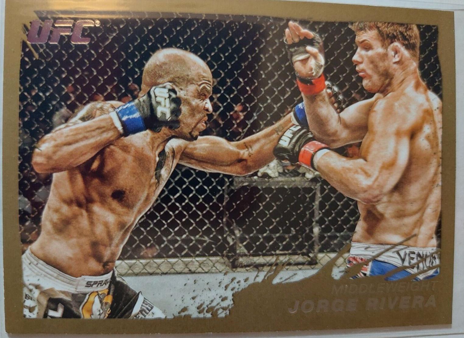 Jorge Rivera 2011 Topps UFC Moment of Truth Base #214 Gold