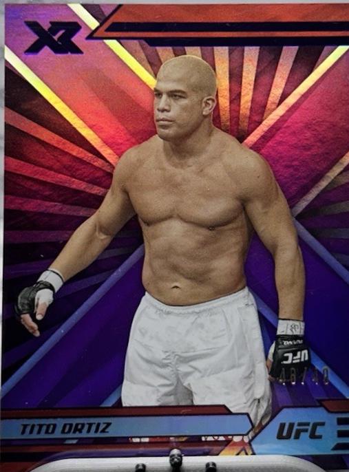 Tito Ortiz 2022 Panini Chronicles UFC Base XR #295 Purple