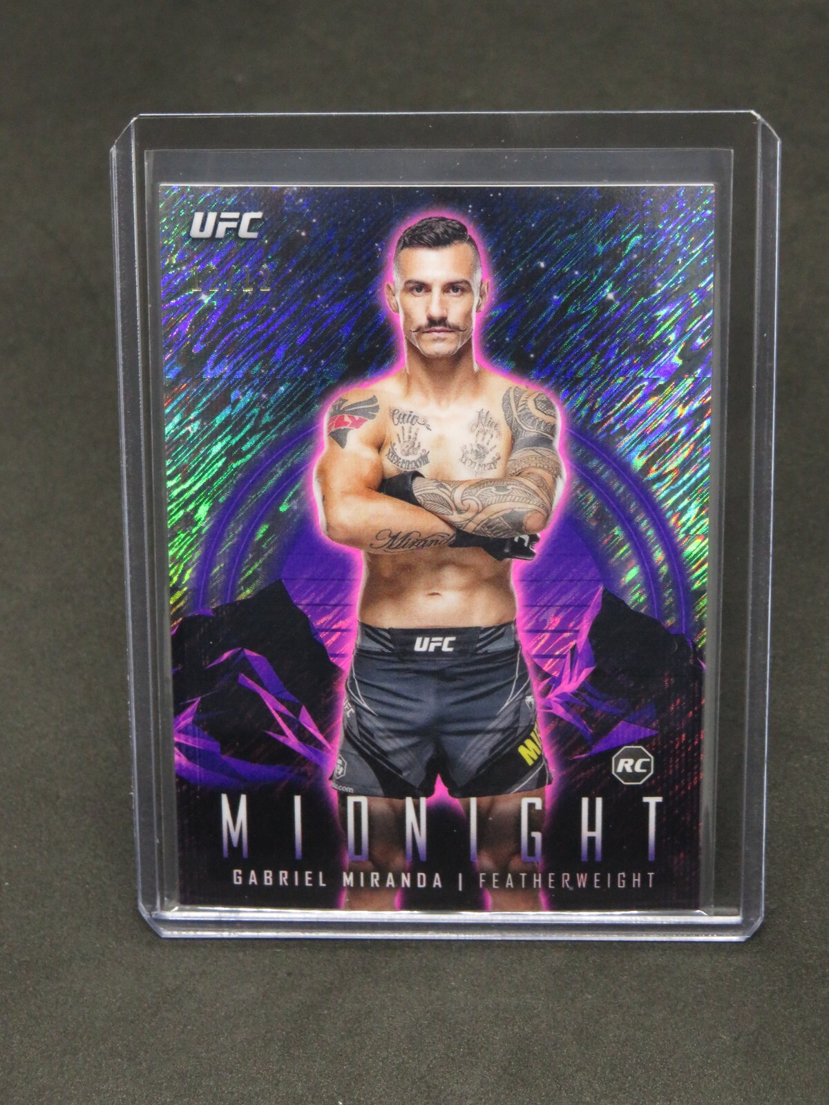 Gabriel Miranda 2024 Topps Midnight UFC Base #43 Midnight