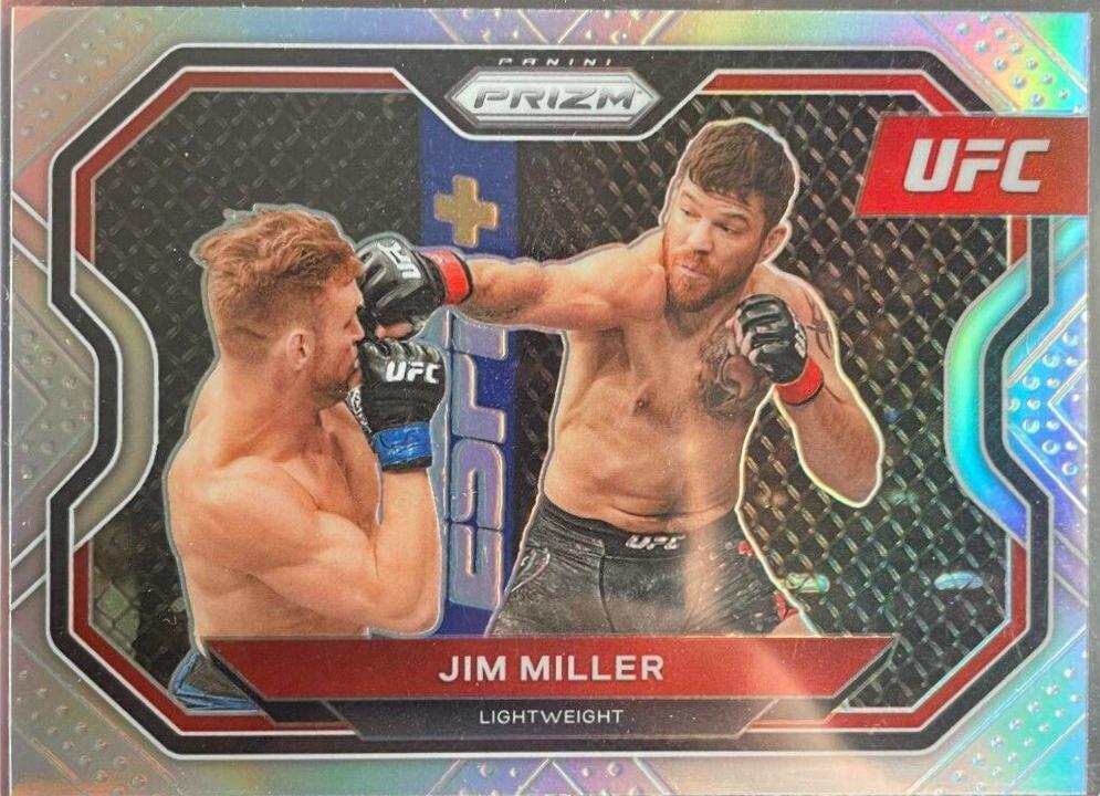 Jim Miller 2021 Panini Prizm UFC Base #160 Silver