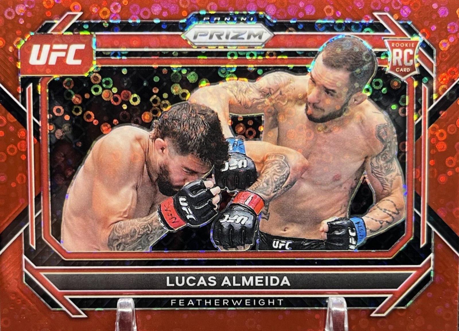 Lucas Almeida 2023 Panini Prizm Under Card UFC Base #75 Red
