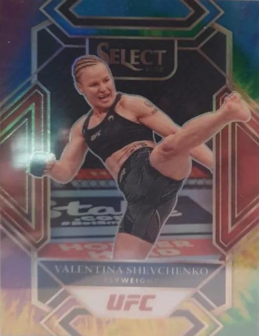 Valentina Shevchenko 2022 Panini Select UFC Mezzanine #308 Silver
